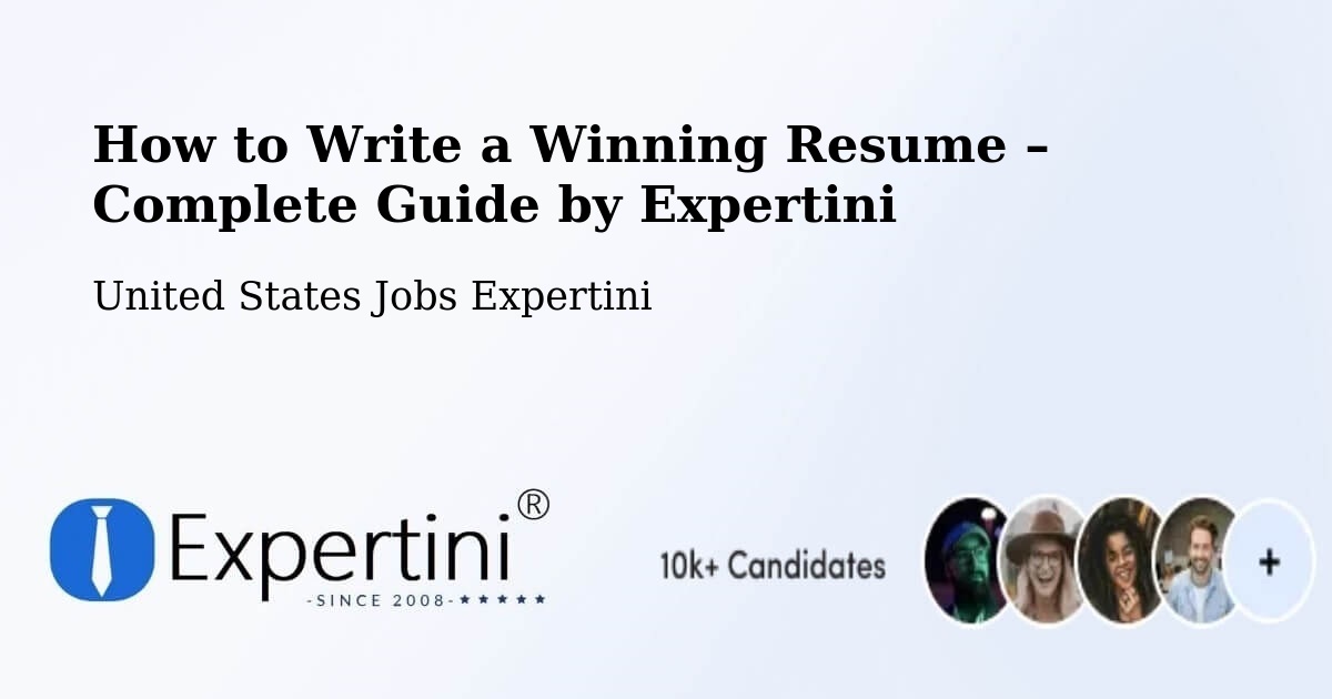 Resume Writing Guide for Job Seekers – Katy - Katy, United States Jobs Expertini