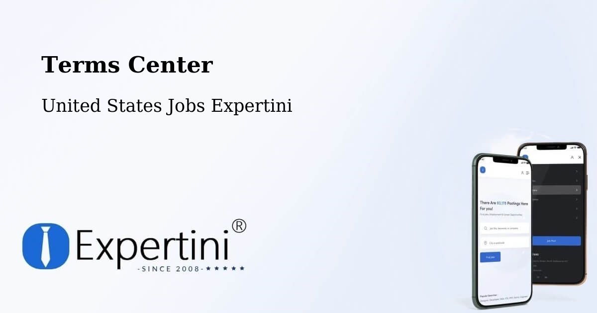 Terms of Service – Katy - United States Jobs Expertini